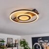 Taboneira Lampa Sufitowa LED Czarny, 1-punktowy