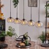Apedo Lampa Wisząca - Szkło bursztynowy, przezroczysty, 5-punktowe