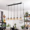 Apedo Lampa Wisząca - Szkło bursztynowy, przezroczysty, 5-punktowe