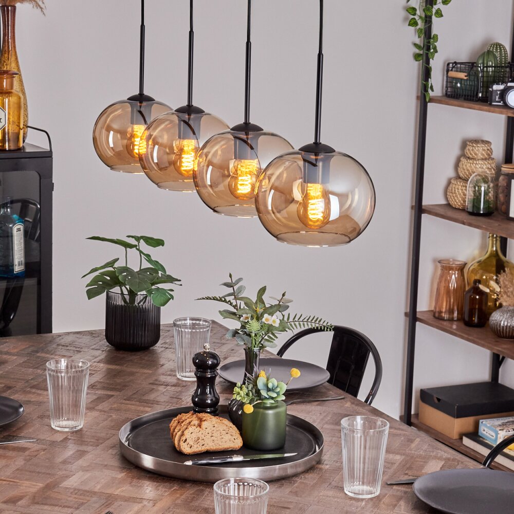 Apedo Lampa Wisząca - Szkło W kolorze bursztynu, 4-punktowe main product photo