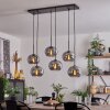 Apedo Lampa Wisząca - Szkło przydymiony, 6-punktowe