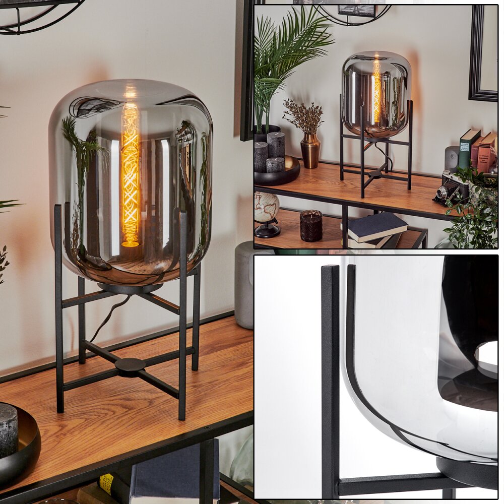 Manzano lampka nocna Czarny, 1-punktowy main product photo