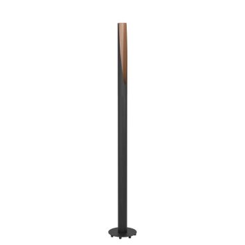 Eglo BARBOTTO Lampa Stojąca LED Brązowy, Czarny, 1-punktowy