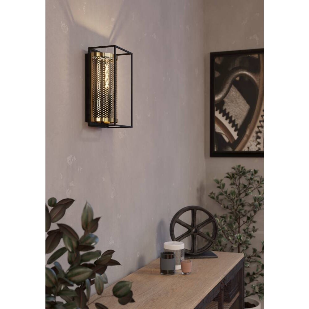 Eglo NOHALES Lampa ścienna Czarny, 1-punktowy main product photo