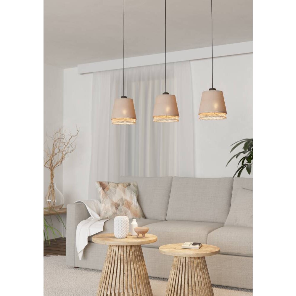 Eglo TABLEY Lampa Wisząca Czarny, 3-punktowe main product photo