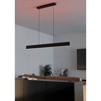 Eglo ANDREAS-Z Lampa Wisząca LED Czarny, 2-punktowe, Zmieniacz kolorów