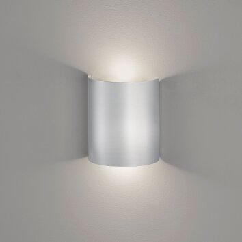 Fischer & Honsel Halv Lampa ścienna LED Srebrny, 2-punktowe