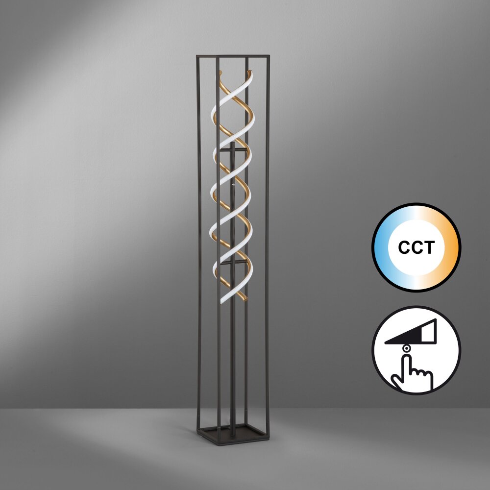 Fischer & Honsel Gian Lampa Stojąca LED Czarny, 1-punktowy main product photo