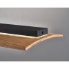 Fischer & Honsel SHINE-WOOD Lampa Wisząca LED Czarny, 1-punktowy