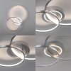 Leuchten-Direkt ASMINA Lampa Sufitowa LED Srebrny, 2-punktowe