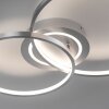 Leuchten-Direkt ASMINA Lampa Sufitowa LED Srebrny, 2-punktowe