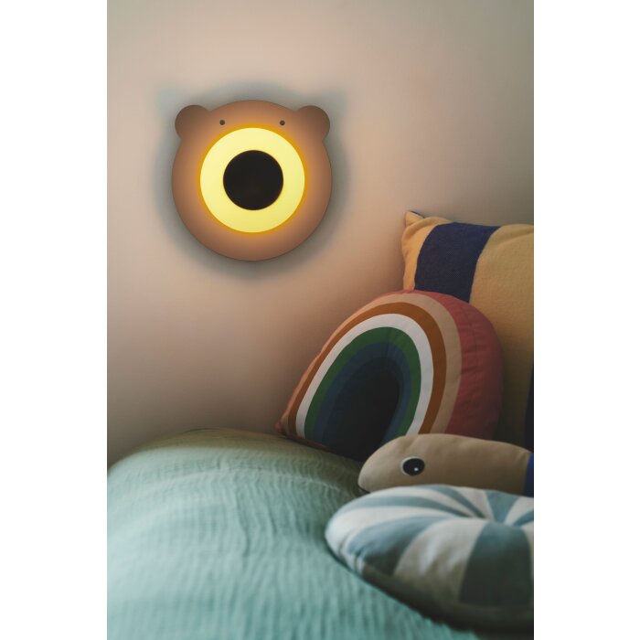 Nordlux BRUNABEAR Lampa ścienna Brązowy, 1-punktowy