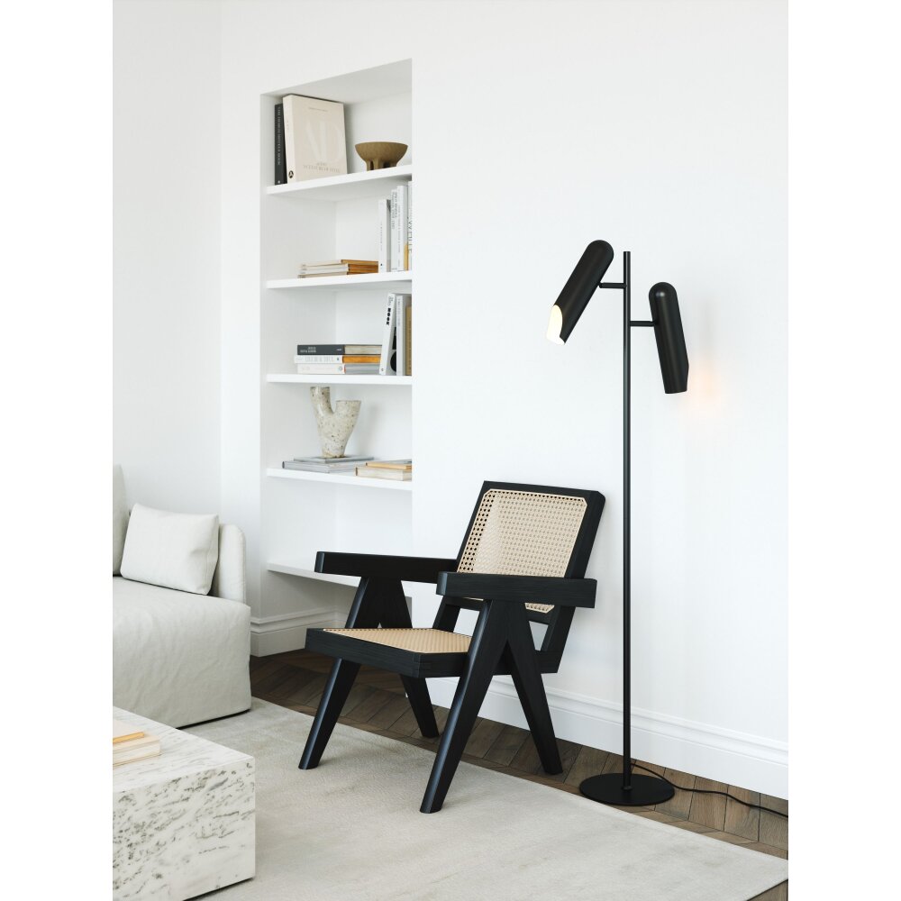 Design For The People by Nordlux ROCHELLE Lampa Stojąca Czarny, 2-punktowe main product photo