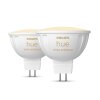 Philips Hue zestaw 2 lamp LED GU5.3 6,3 W 2000-6500 Kelvin 400 lumenów