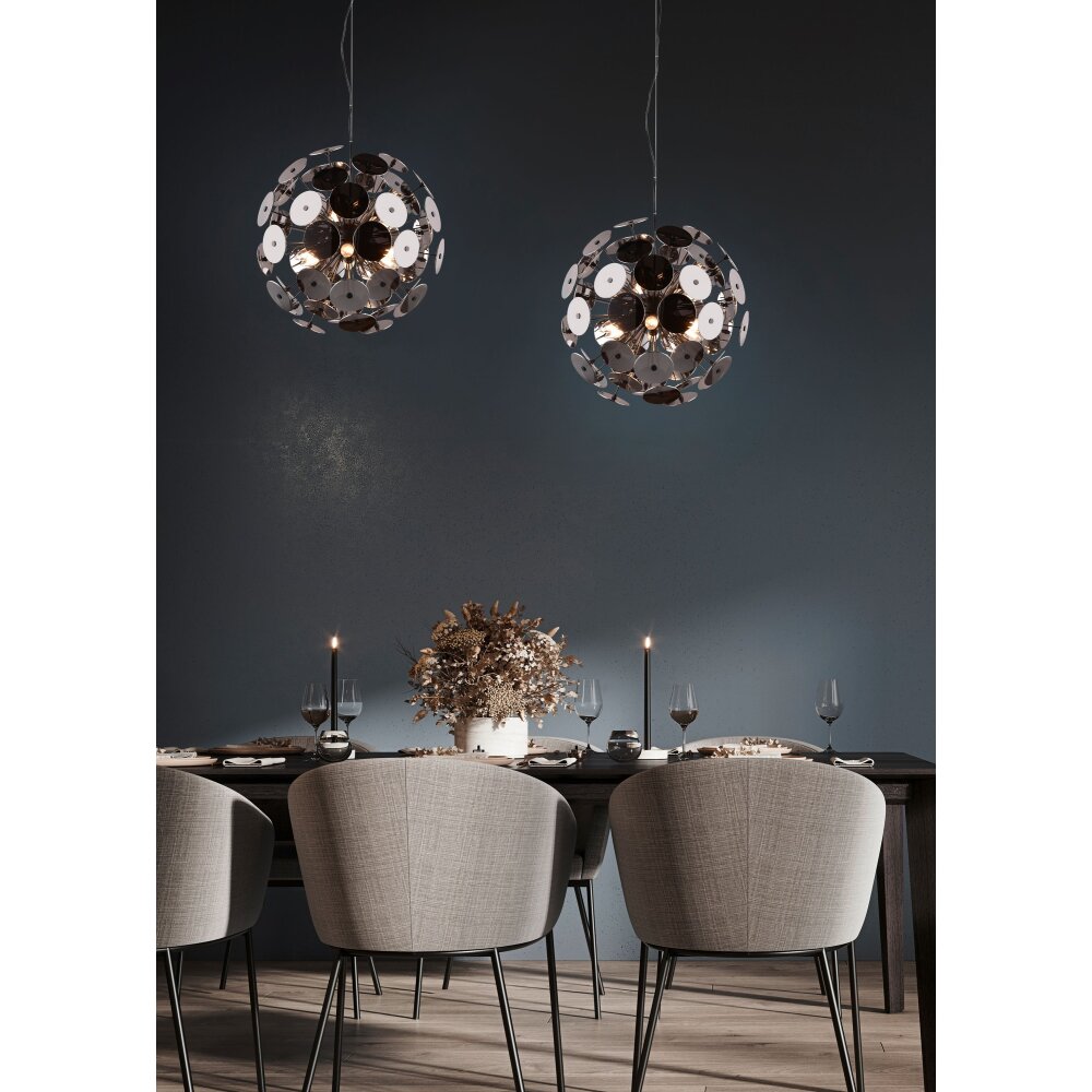 Trio Discalgo Lampa Wisząca Czarny, 6-punktowe main product photo