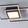Leuchten-Direkt ASMIN Lampa Sufitowa LED Czarny, 1-punktowy