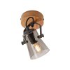 JUST LIGHT GERDA LANGSTRÖM Lampa ścienna kolory naturalne, czarny, 1-punktowy