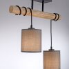 JUST LIGHT GERDA TRIBU Lampa Sufitowa kolory naturalne, czarny, 2-punktowe