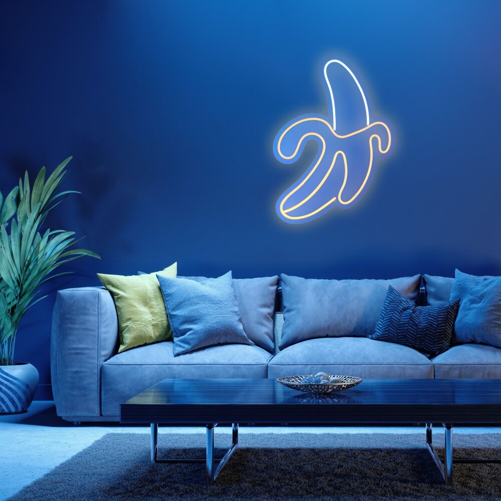 Leuchten-Direkt NEON-BANANE Lampa dekoracyjna LED Żółty, Biały, 1-punktowy main product photo