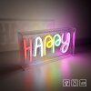 Leuchten-Direkt NEON-HAPPY Lampa dekoracyjna LED Przezroczysty, 1-punktowy