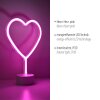 Leuchten-Direkt NEON-HERZ Lampa dekoracyjna LED Różowy, 1-punktowy