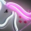 Leuchten-Direkt NEON-UNICORN Lampa dekoracyjna LED Przezroczysty, 1-punktowy