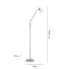 Paul Neuhaus PINO Lampa Stojąca LED Srebrny, 1-punktowy