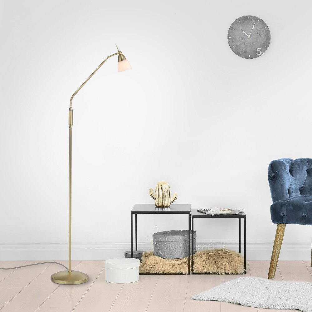 Paul Neuhaus PINO Lampa Stojąca LED Mosiądz, 1-punktowy main product photo