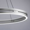 Paul Neuhaus PURE E-LOOP Lampa Wisząca LED Srebrny, 2-punktowe, Zdalne sterowanie