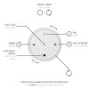 Paul Neuhaus PURE E-MOTION Lampa Wisząca LED Szary, 1-punktowy, Zdalne sterowanie