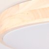 Brilliant Slimline Lampa Sufitowa LED Biały, 1-punktowy, Zdalne sterowanie