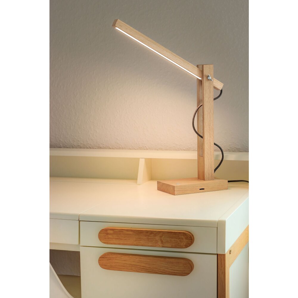 Anga lampka nocna LED Chrom, Ecru, 1-punktowy main product photo