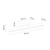 Llevallol Lampa Sufitowa LED Ecru, Nikiel matowy, 1-punktowy Llevallol Lampa Sufitowa LED Ecru, Nikiel matowy, 1-punktowy