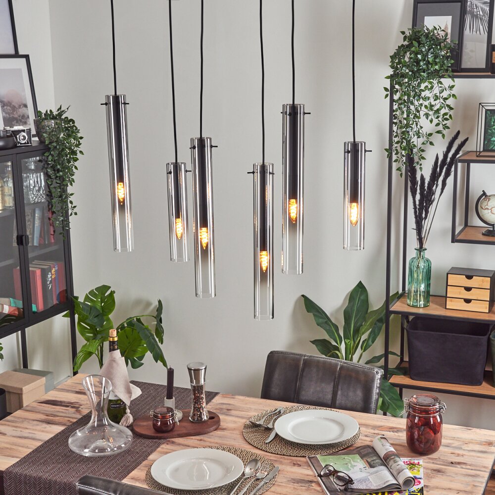 Caimitte Lampa Wisząca Czarny, 6-punktowe main product photo