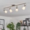 Lejsta Lampa Sufitowa Nikiel matowy, 4-punktowe