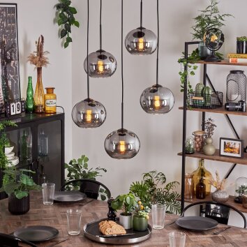 Apedo Lampa Wisząca przydymiony, 5-punktowe