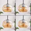 Apedo Lampa Wisząca - Szkło bursztynowy, 5-punktowe