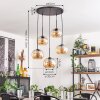 Apedo Lampa Wisząca - Szkło bursztynowy, 5-punktowe