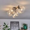 Chehalis Lampa Sufitowa - Szkło Przezroczysty, 5-punktowe