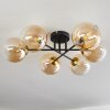Chehalis Lampa Sufitowa złoty, czarny, 6-punktowe
