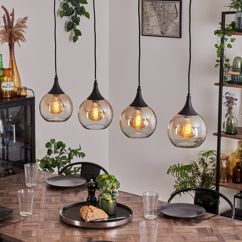 Azurara Lampa Wisząca Czarny, 4-punktowe main product photo