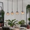 Gastor Lampa Wisząca - Szkło bursztynowy, przezroczysty, 4-punktowe