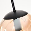 Gastor Lampa Wisząca - Szkło bursztynowy, przezroczysty, 4-punktowe