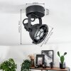 Jonsered Lampa Sufitowa LED Czarny, 1-punktowy