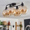 Koyoto Lampa Sufitowa - Szkło W kolorze bursztynu, 4-punktowe