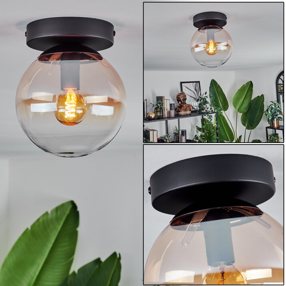 Gastor Lampa Sufitowa - Szkło W kolorze bursztynu, Przezroczysty, 1-punktowy main product photo
