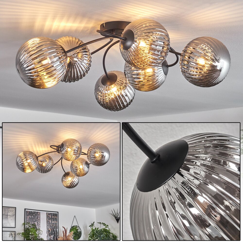 Chehalis Lampa Sufitowa Przydymiony, 6-punktowe main product photo