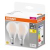 OSRAM CLASSIC A Zestaw 2 lamp LED E27 6,5 W 2700 kelwin 806 lumenówów