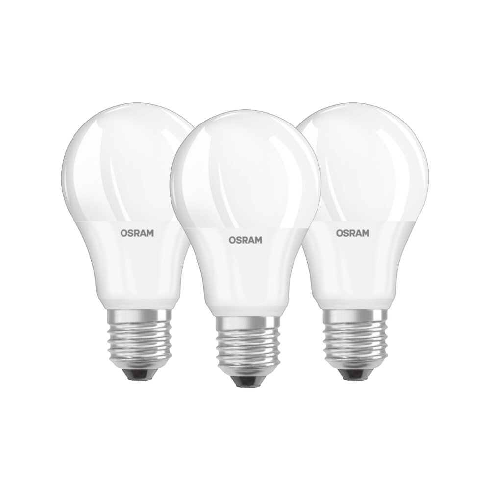 E27 8,5 Watt 2700 Kelvin 806 Lumen zestaw trzech main product photo