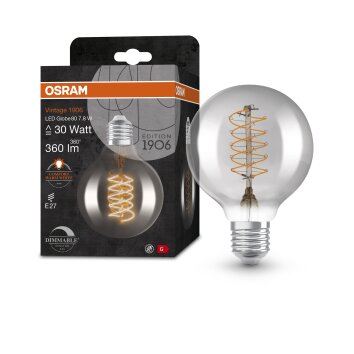 OSRAM Vintage 1906® LED E27 7,8 W 1800 kelwin 360 lumenówów